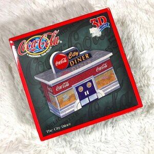 Vintage Coca-Cola 'The City Diner' 3D Collectible Foam Puzzle